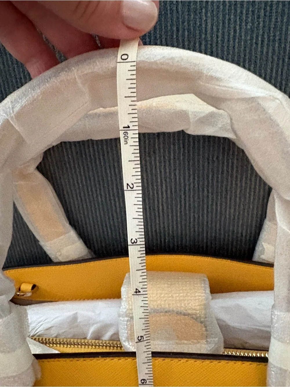 kate spade Yellow Saffiano Dome Satchel